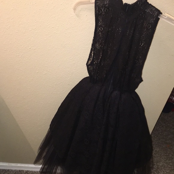 Black Lace Dress - Picture 2 of 4